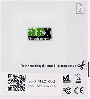 REX IoT Sticker lokalizačná samolepka