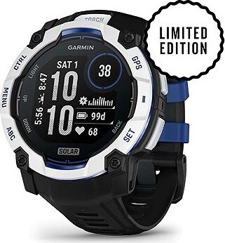Garmin Instinct 3 50 mm Solar Whitestone/Bolt Blue band
