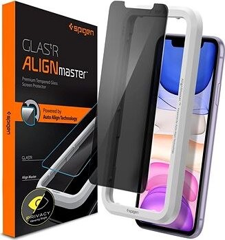 Spigen AlignMaster Privacy 1 Pack iPhone 11