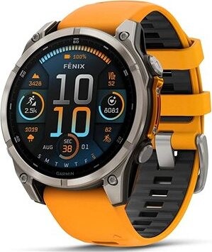 Garmin Fenix 8 47 mm AMOLED Sapphire Titanium Orange/Graphite