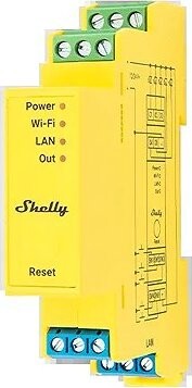 Shelly Pro stmievač RGBWW LED pásikov na DIN lištu, WiFi, LAN