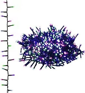 Shumee svetelná LED reťaz so 400 LED diódami pastelová farebná 13 m PVC