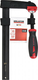 KREATOR Stolárska svorka 80 × 200 mm High Quality KRTH40202