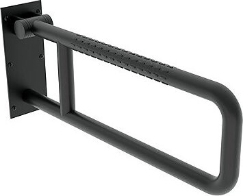 Nimco BMSC-9060-90 Bezpečnostné držadlo do kúpeľne a WC, čierne sklopné, 60 cm