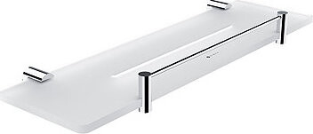 Nimco Polica 40 cm s ohrádkou do kúpeľne a sprchy – Bormo chróm