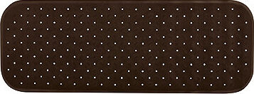 MSV protišmyková podložka do vane Class, hnedá, 36 × 97 cm