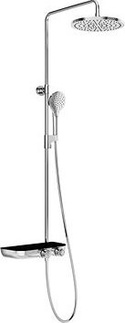 Ravak TE 094.02 Sprchový stĺp Termo chróm/čierny