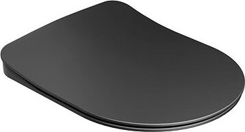 Ravak WC doska Uni Chrome Flat čierna