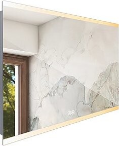 Nimco LED zrkadlo 100 × 70 cm – dotykové s nastavením jasu a farby ZP 12004VX