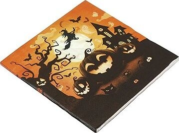GUIRCA Papierové obrúsky tekvica Halloween, 33 × 33 cm, 20 ks