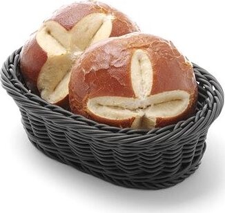 HENDI košík na pečivo oválny čierny 426777