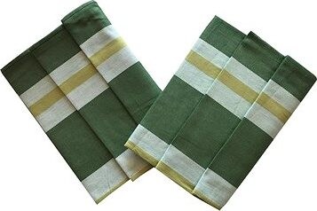 Svitap sleepwell Utierka extra savá 50 × 70 cm Zeleno-žltý pruh 3 ks