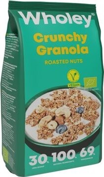 Wholey Chrumkavá granola s praženými orechmi BIO 300 g