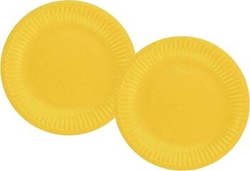 GODAN Papírový talíř žlutý 18 cm, 12 ks