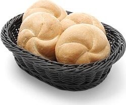 HENDI košík na pečivo oválny čierny 426623