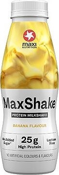 MaxiNutrition MaxShake Proteínový nápoj s banánovou príchuťou 330 ml