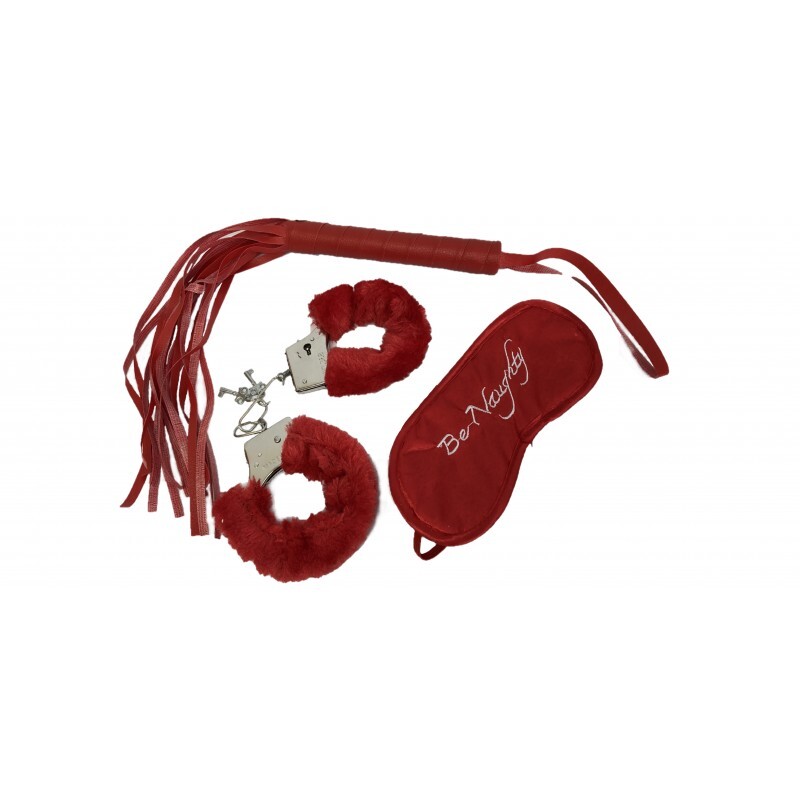 KQ0335 DR Erotická sada s bičíkom Červená