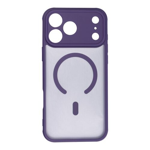 FULL MATTE MAG COVER case compatible with MagSafe for IPHONE 17 Pro Max purple
