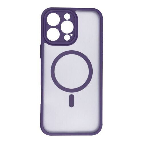 FULL MATTE MAG COVER case compatible with MagSafe for IPHONE 16 Pro Max purple