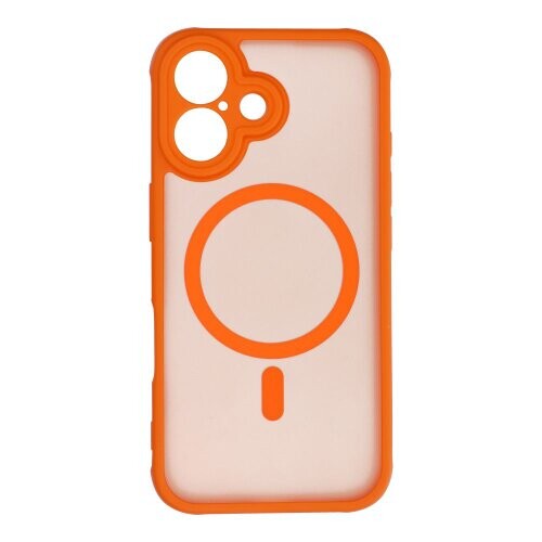 FULL MATTE MAG COVER case compatible with MagSafe for IPHONE 16 hermes orange