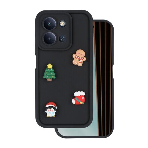 Puzdro Ultra Trendy 3D Xiaomi Redmi 15C, vianočné - čierne