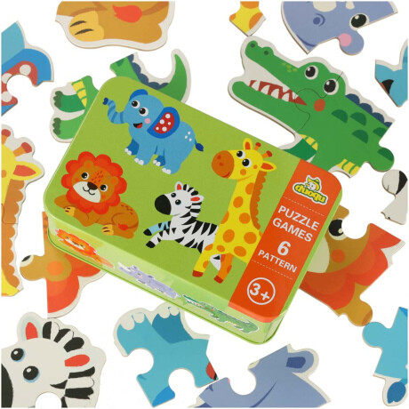 MG Fun Set puzzle safari, 6 vzorov
