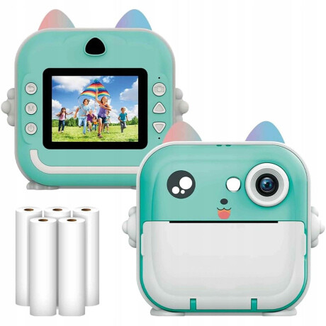 MG Q7 Cat detský instantný fotoaparát, modrý