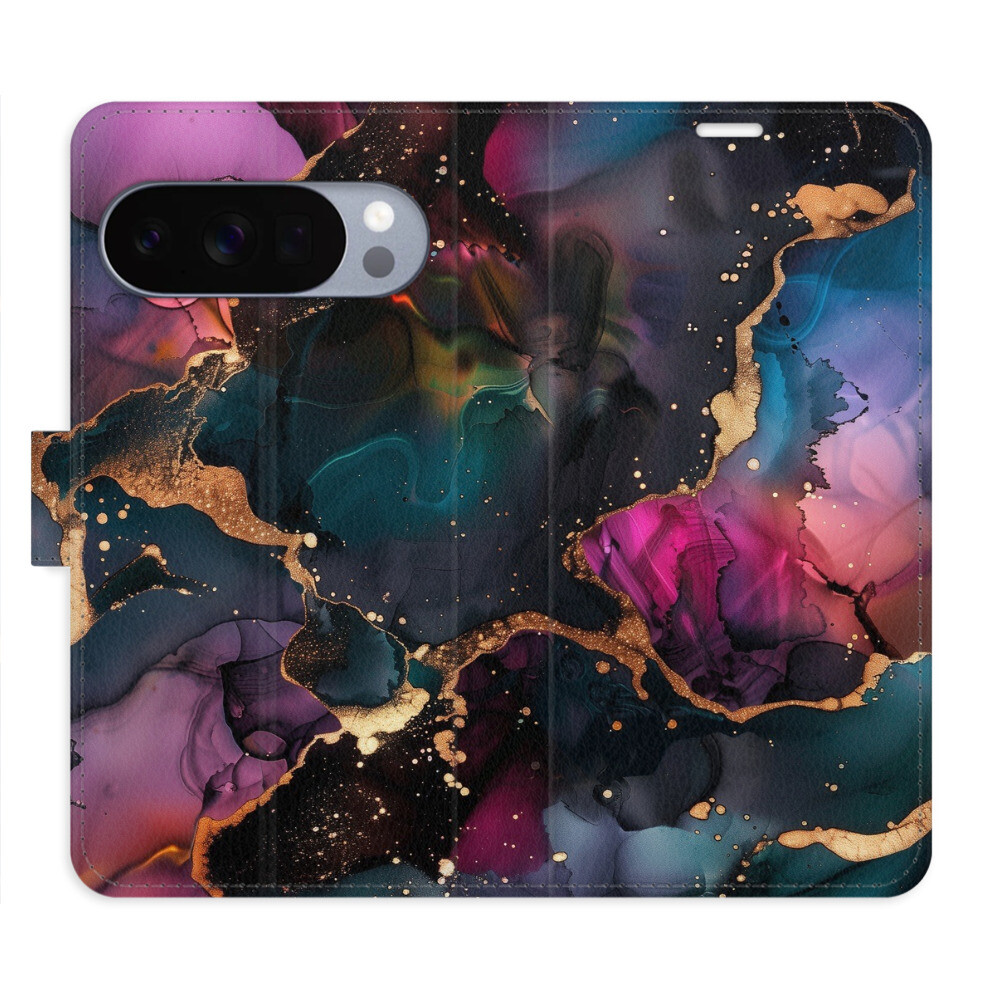 Flipové puzdro iSaprio - Dark Marble - Google Pixel 10 / 10 Pro