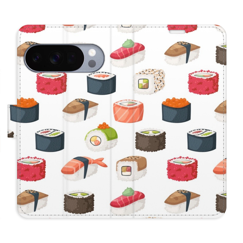 Flipové puzdro iSaprio - Sushi Pattern 02 - Google Pixel 10 / 10 Pro