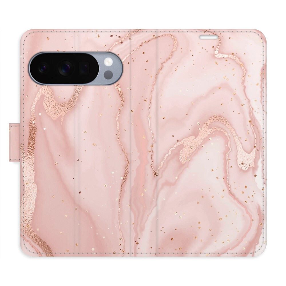Flipové puzdro iSaprio - RoseGold Marble - Google Pixel 10 / 10 Pro