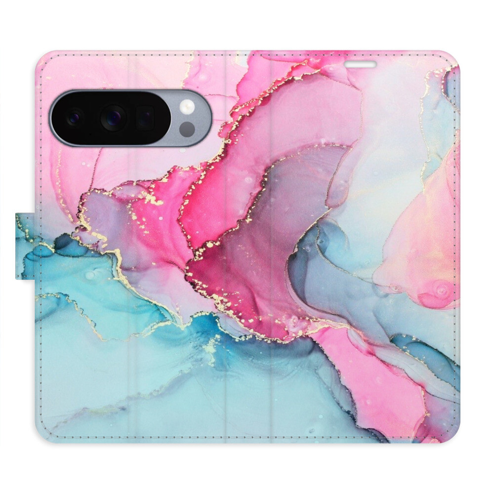 Flipové puzdro iSaprio - PinkBlue Marble - Google Pixel 10 / 10 Pro