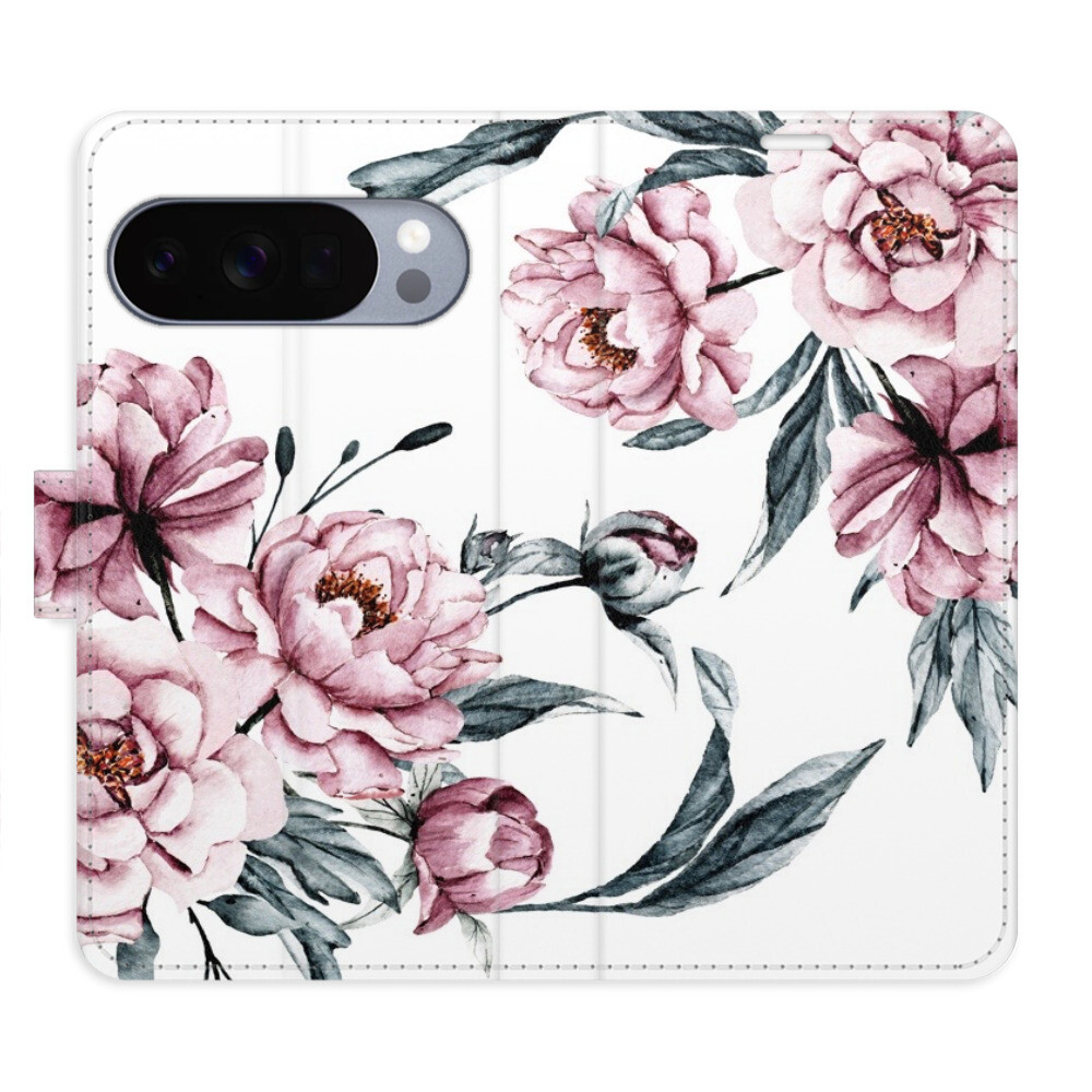 Flipové puzdro iSaprio - Pink Flowers - Google Pixel 10 / 10 Pro