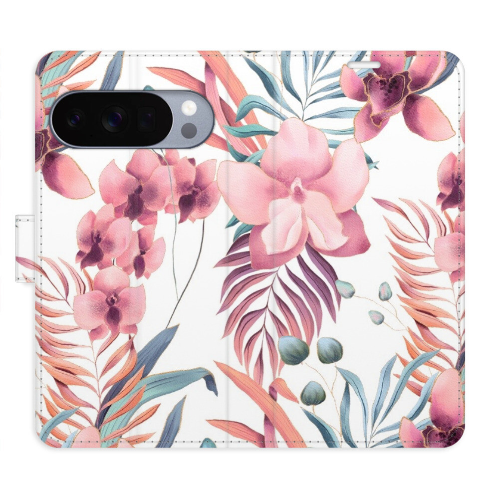 Flipové puzdro iSaprio - Pink Flowers 02 - Google Pixel 10 / 10 Pro