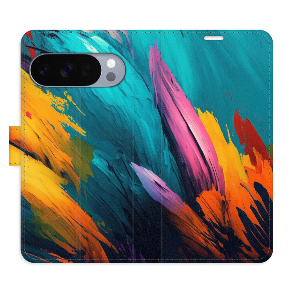 Flipové puzdro iSaprio - Orange Paint 02 - Google Pixel 10 / 10 Pro