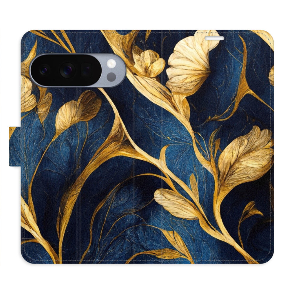 Flipové puzdro iSaprio - GoldBlue - Google Pixel 10 / 10 Pro
