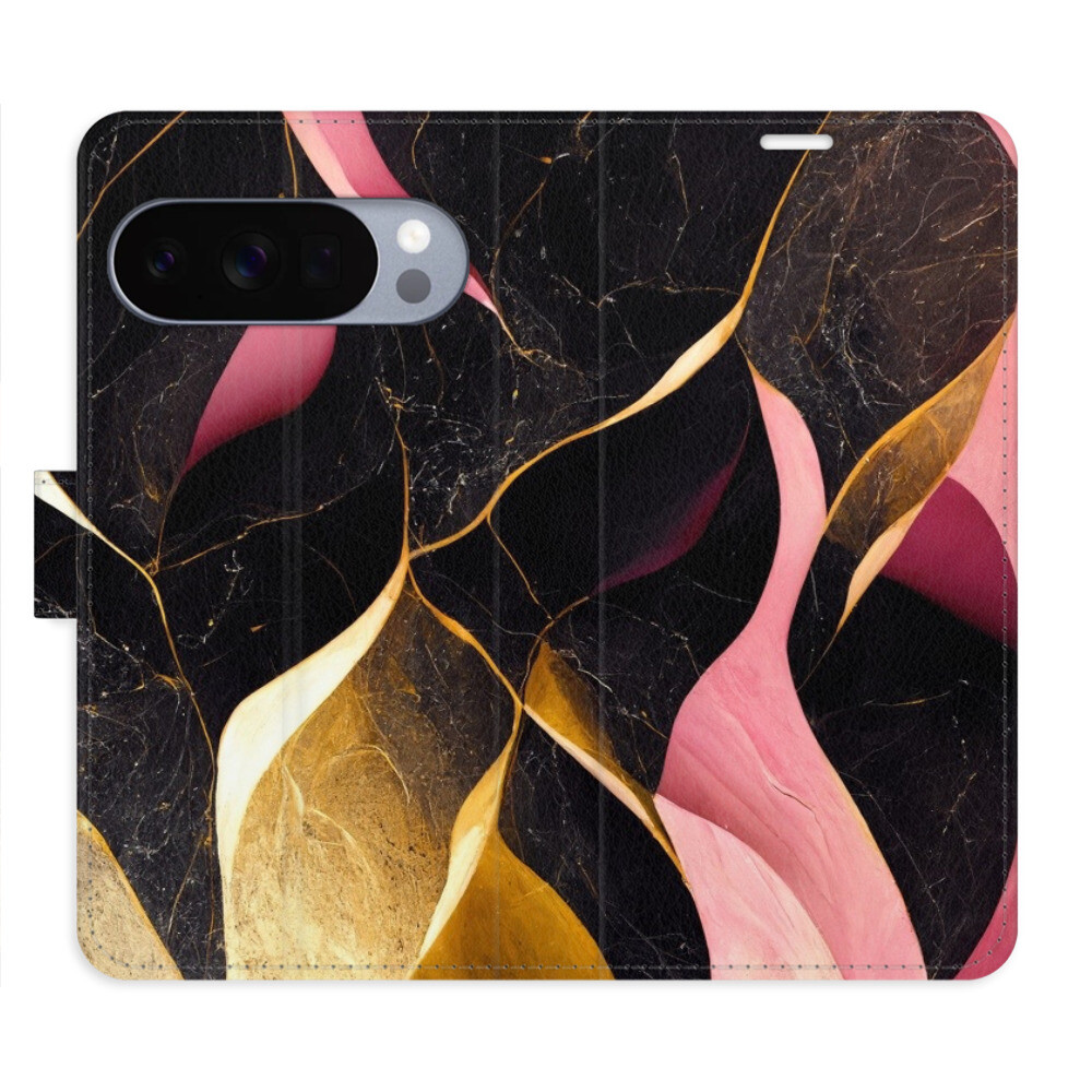Flipové puzdro iSaprio - Gold Pink Marble 02 - Google Pixel 10 / 10 Pro