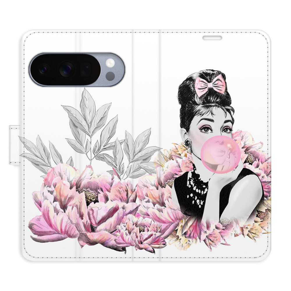 Flipové puzdro iSaprio - Girl with bubble - Google Pixel 10 / 10 Pro