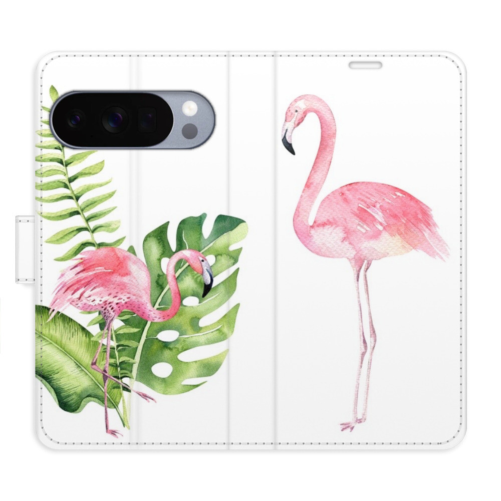Flipové puzdro iSaprio - Flamingos - Google Pixel 10 / 10 Pro