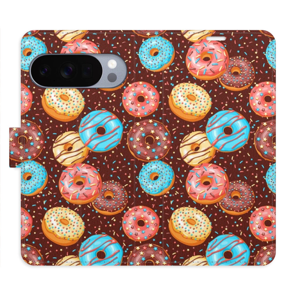 Flipové puzdro iSaprio - Donuts Pattern - Google Pixel 10 / 10 Pro