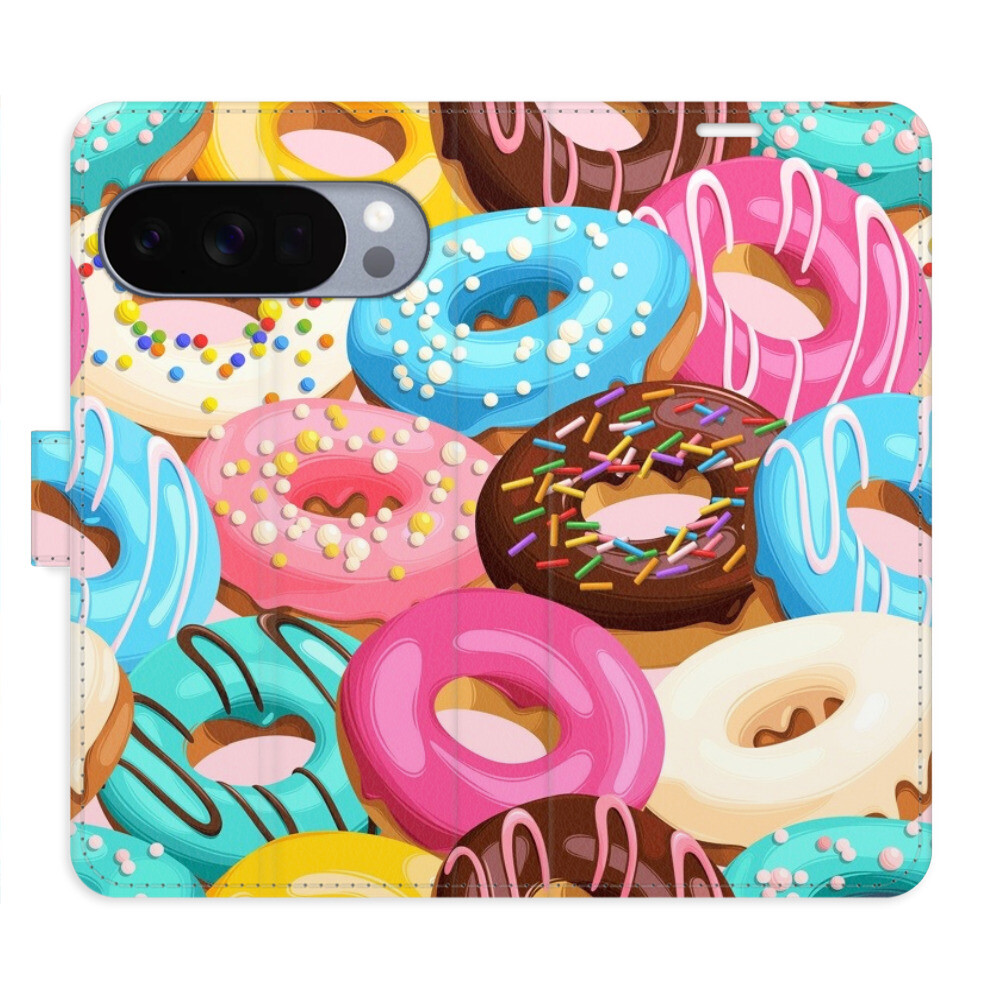 Flipové puzdro iSaprio - Donuts Pattern 02 - Google Pixel 10 / 10 Pro