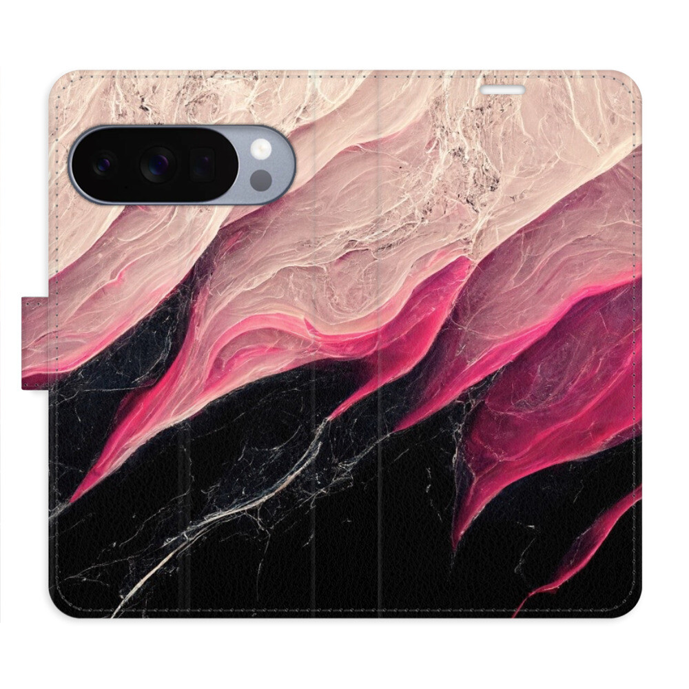 Flipové puzdro iSaprio - BlackPink Marble - Google Pixel 10 / 10 Pro