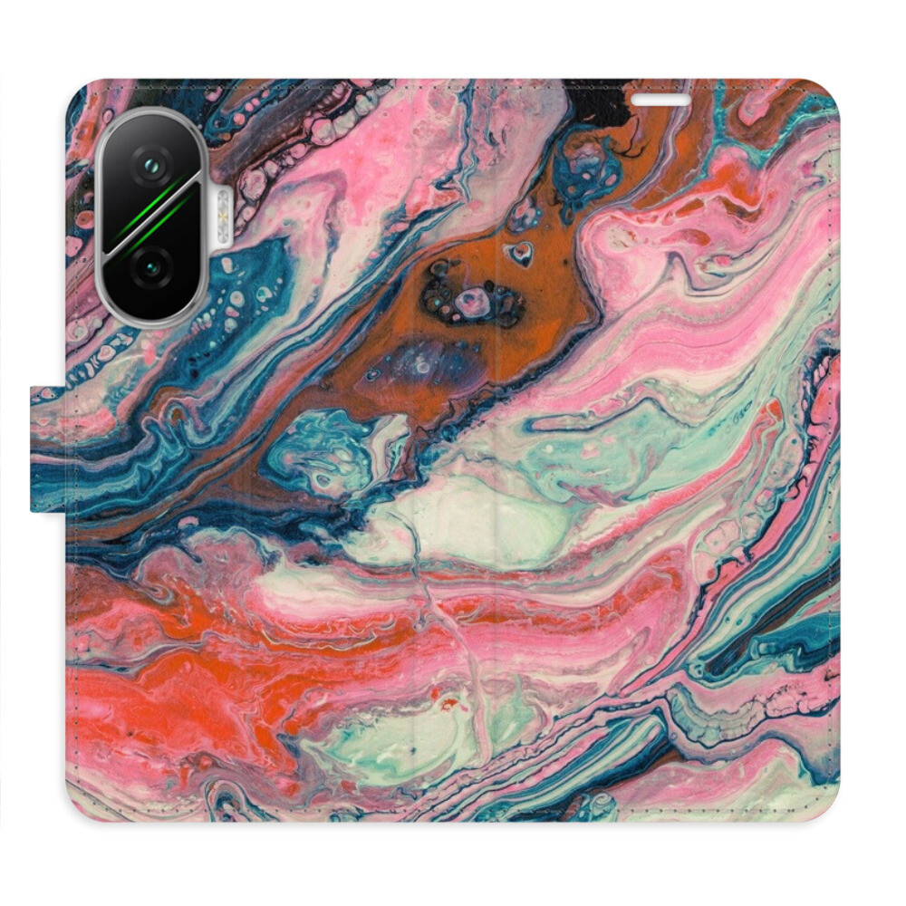 Flipové puzdro iSaprio - Retro Paint - Poco F7