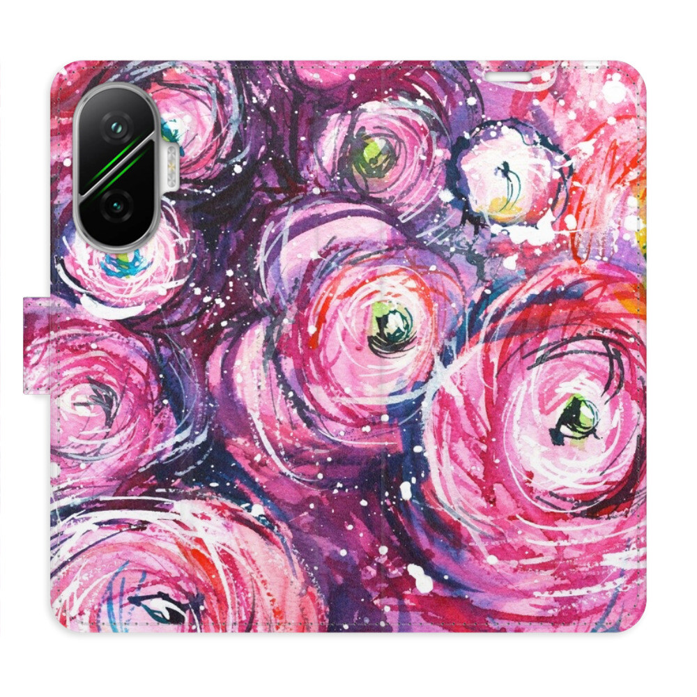 Flipové puzdro iSaprio - Retro Paint 02 - Poco F7