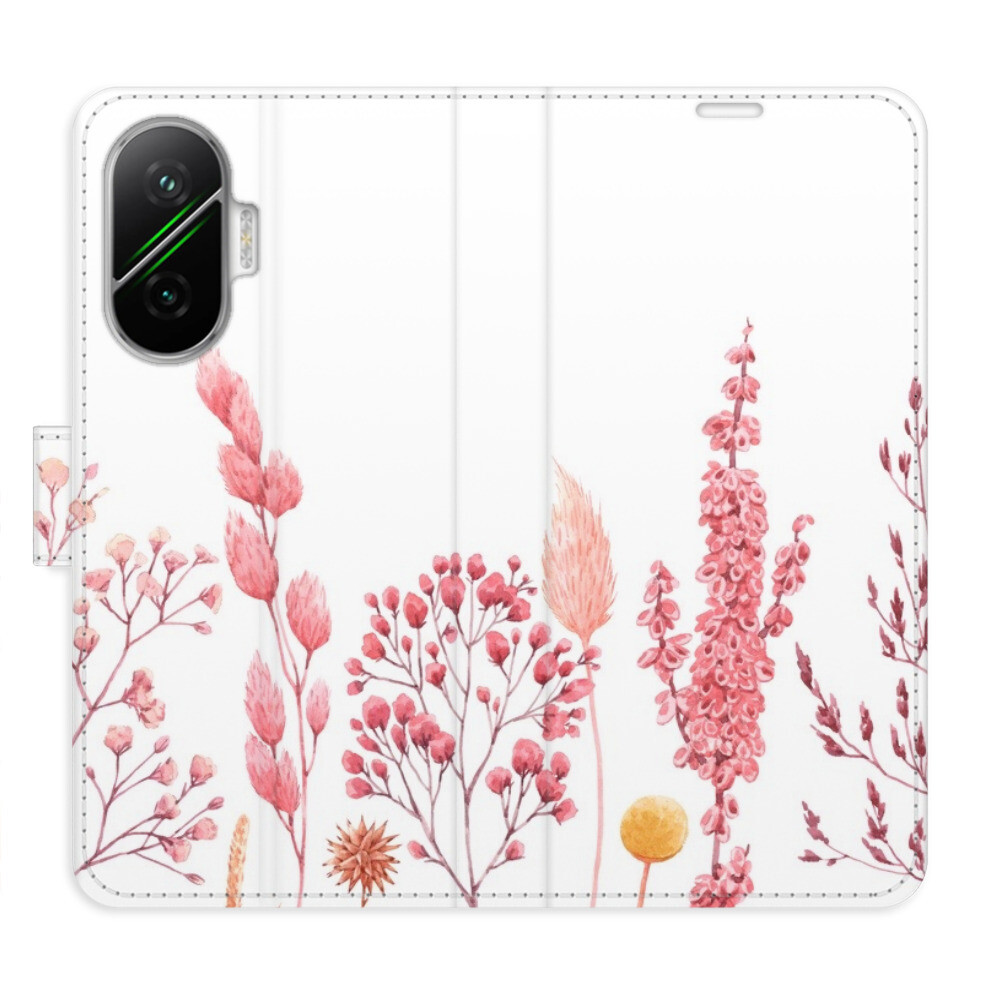 Flipové puzdro iSaprio - Pink Flowers 03 - Poco F7