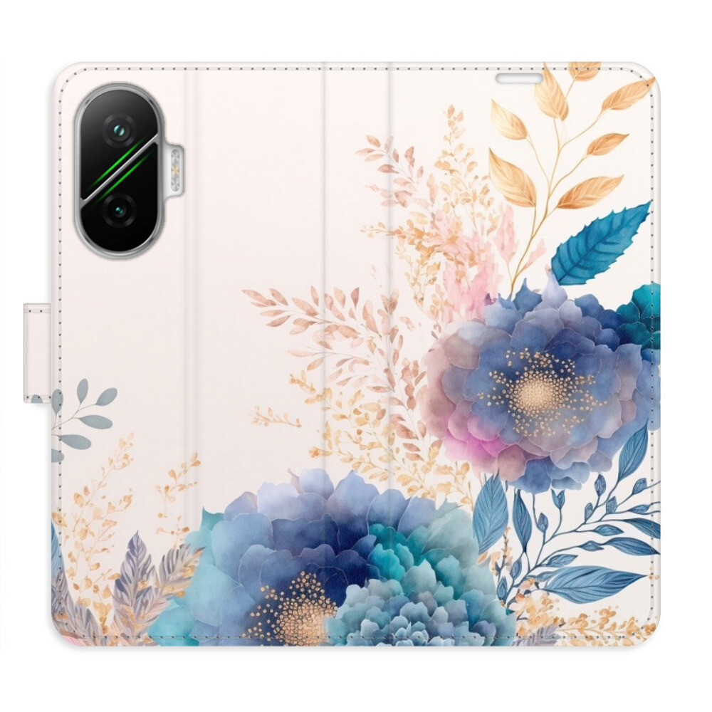 Flipové puzdro iSaprio - Ornamental Flowers 03 - Poco F7