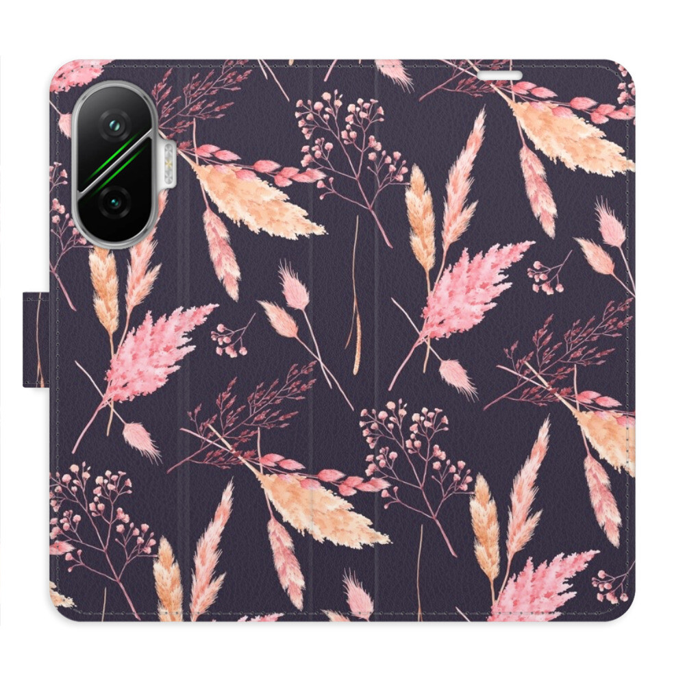 Flipové puzdro iSaprio - Ornamental Flowers 02 - Poco F7