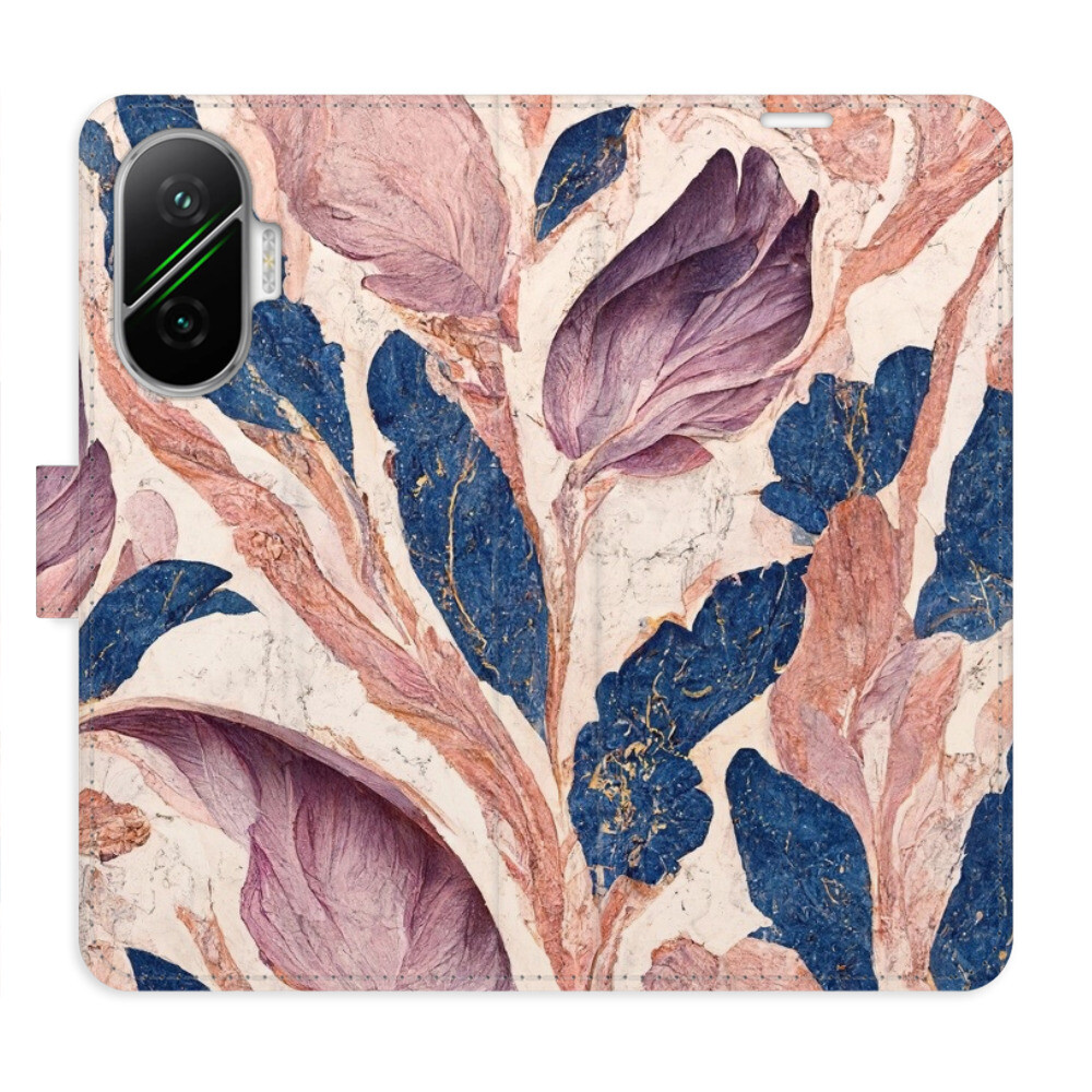 Flipové puzdro iSaprio - Old Leaves 02 - Poco F7