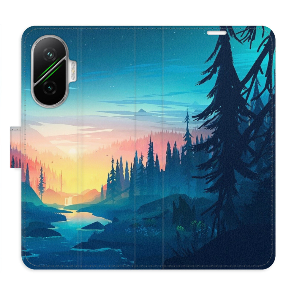 Flipové puzdro iSaprio - Magical Landscape - Poco F7