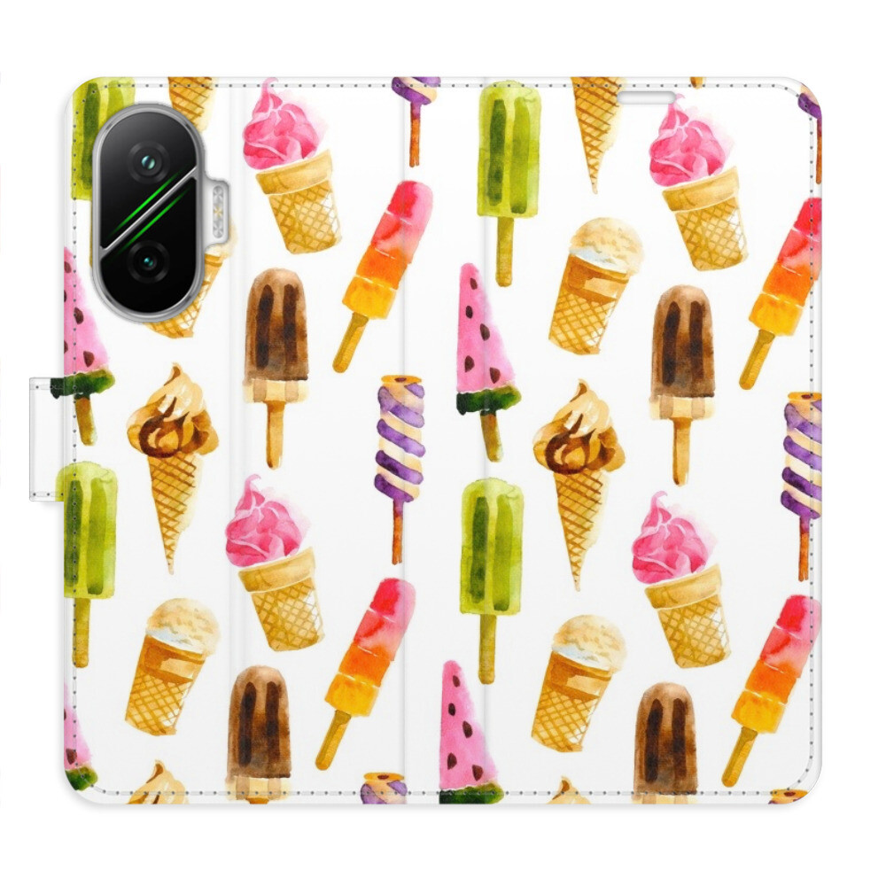 Flipové puzdro iSaprio - Ice Cream Pattern - Poco F7