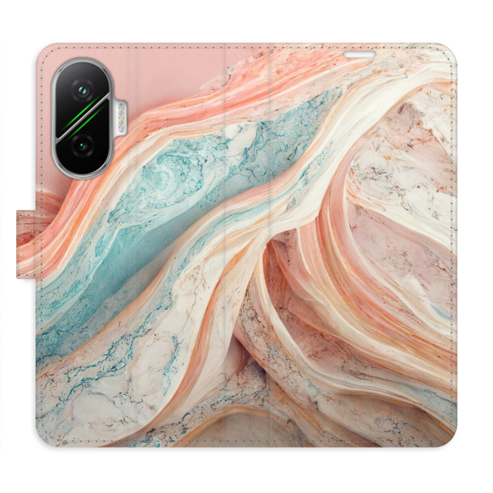 Flipové puzdro iSaprio - Colour Marble - Poco F7
